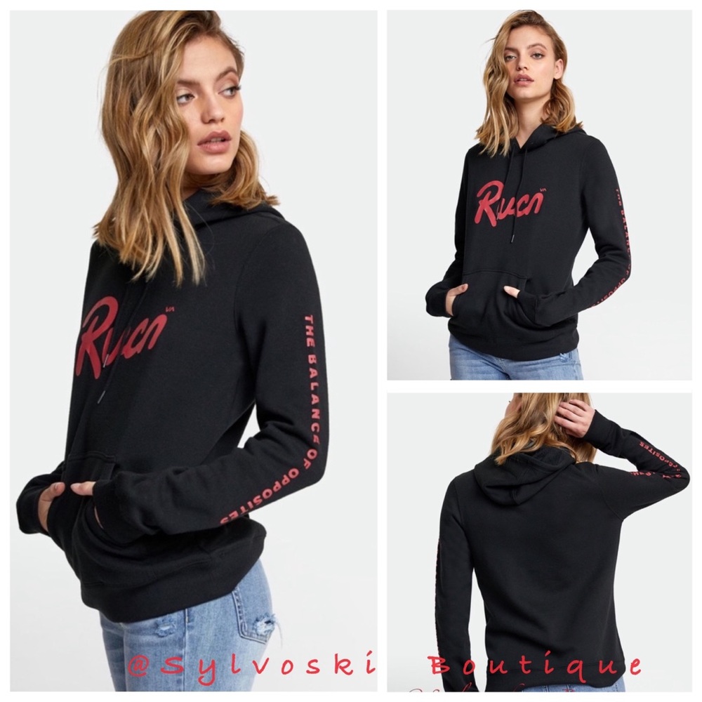 🔥RVCA FLOW HOOD NWT
